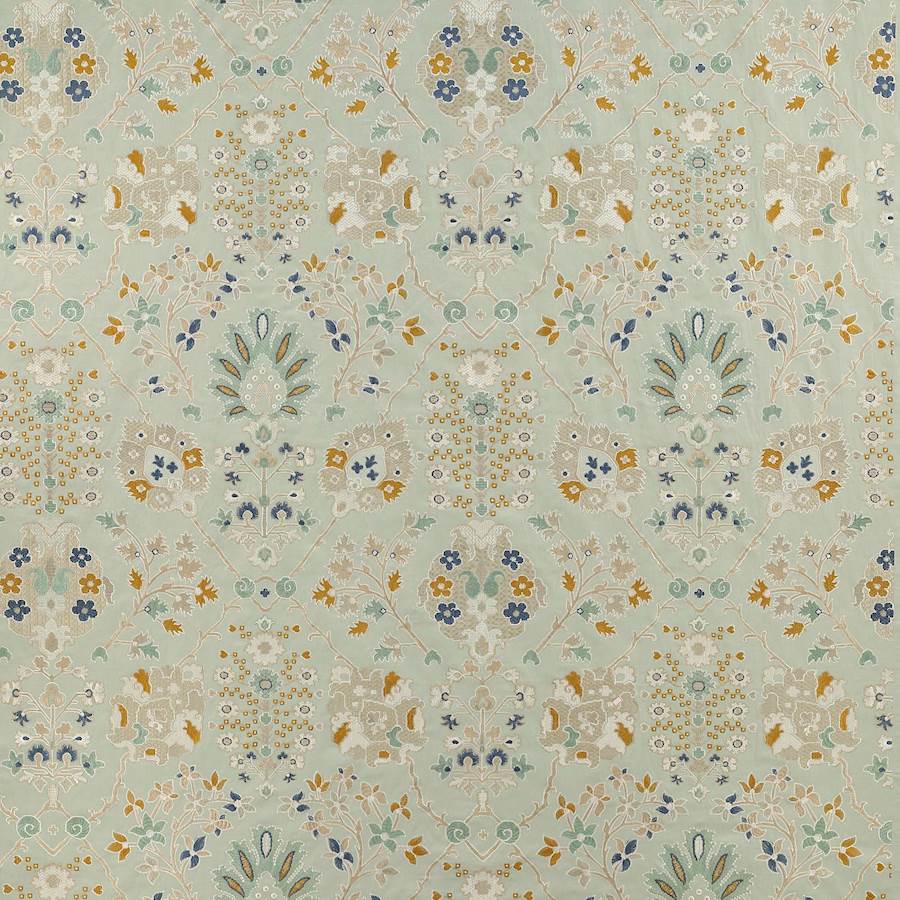 Colefax and Fowler Tyg Persis Aqua