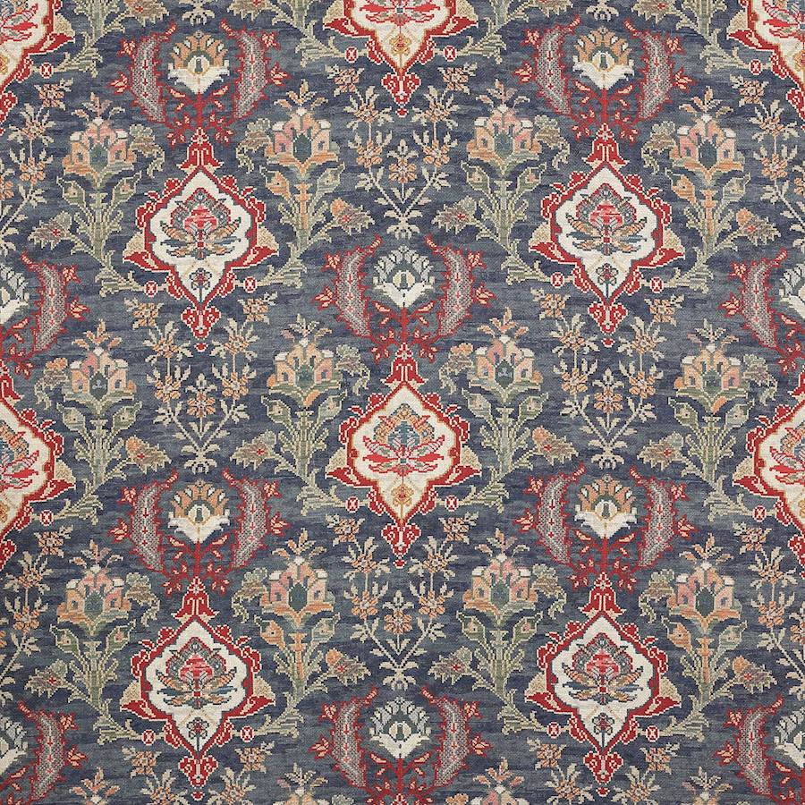 Colefax and Fowler Tyg Floriana Navy