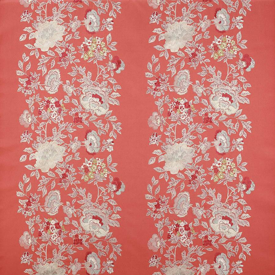 Colefax and Fowler Tyg Clarinda Red