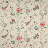 Colefax and Fowler Tyg Olivia Red Green