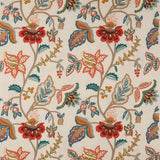 Colefax and Fowler Tyg Somerton Tomato Blue