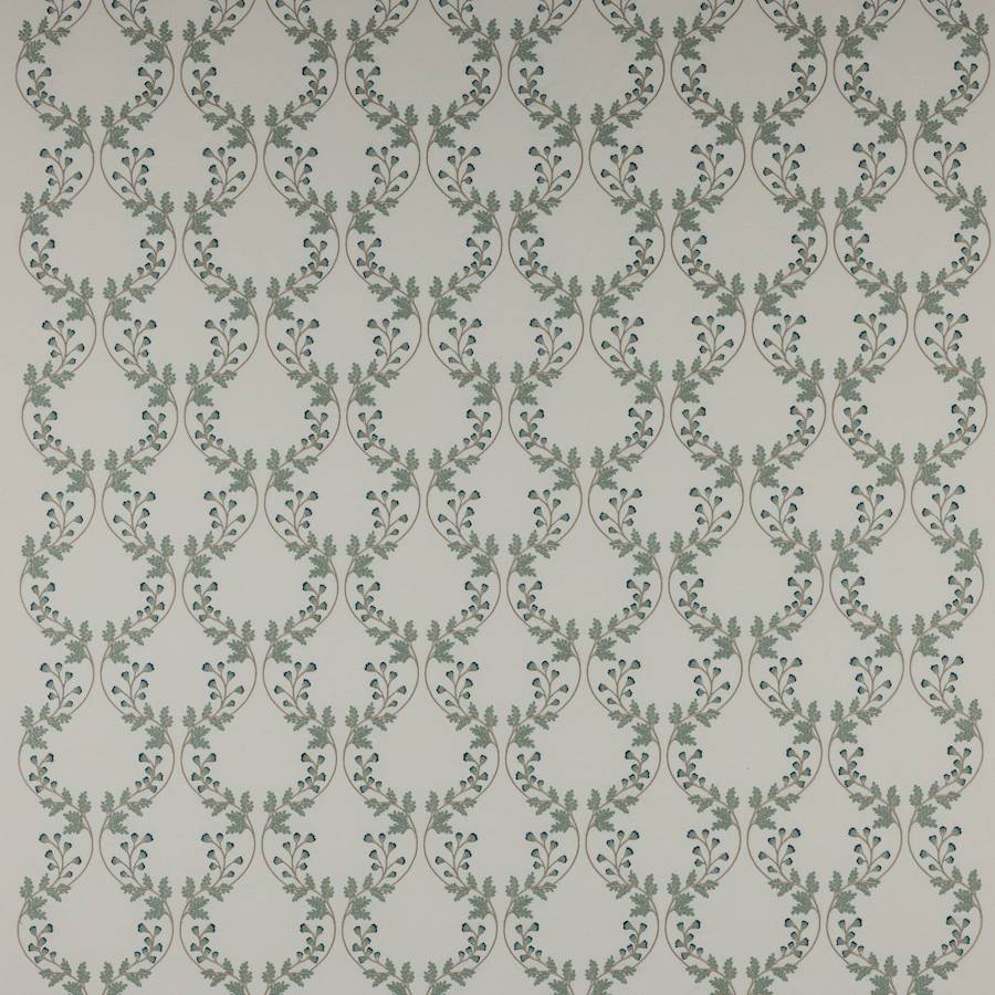 Colefax and Fowler Tyg Georgia Aqua
