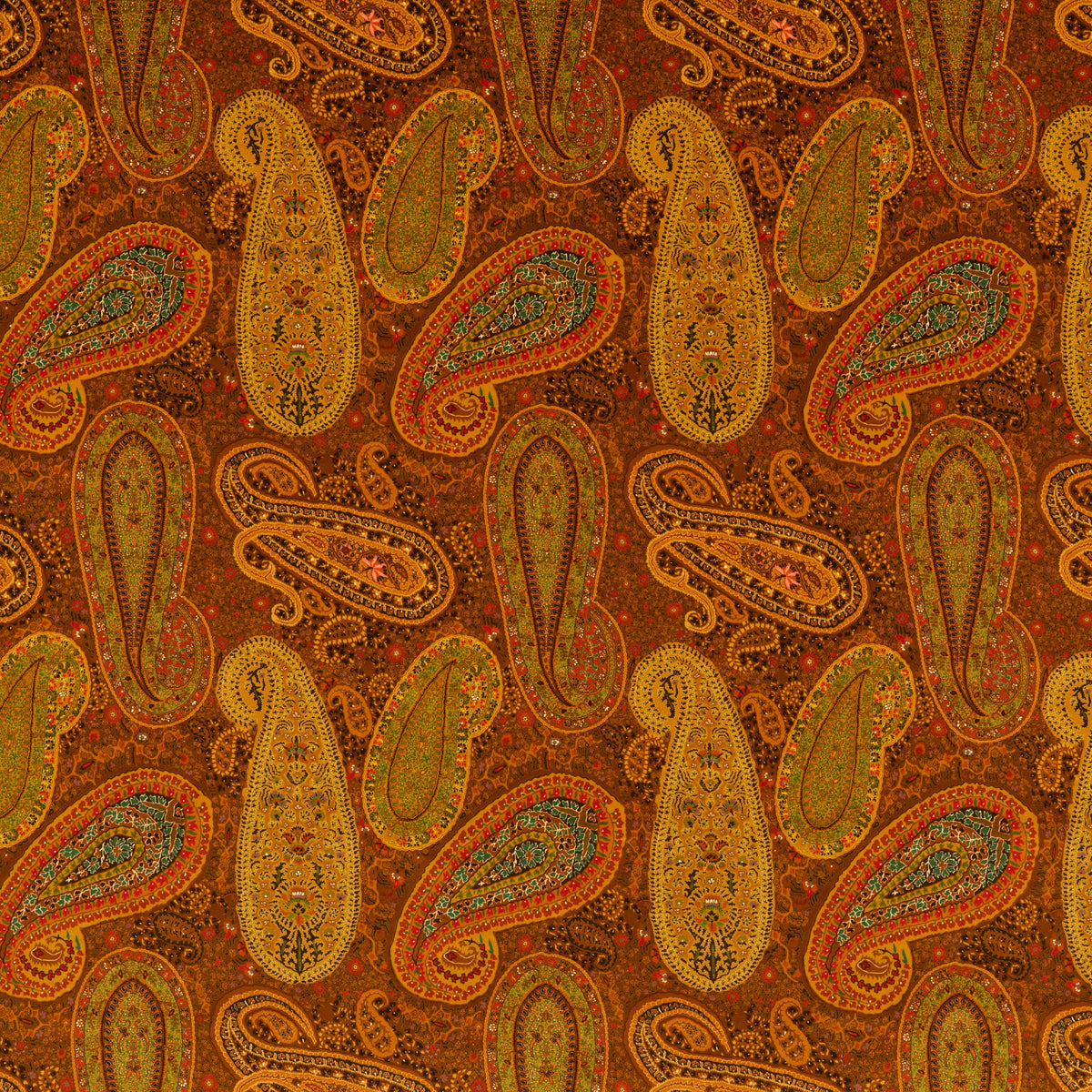 Peregrine Paisley Velvet H Spice tyg