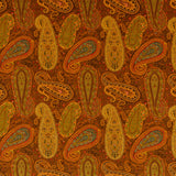 Peregrine Paisley Velvet H Spice tyg