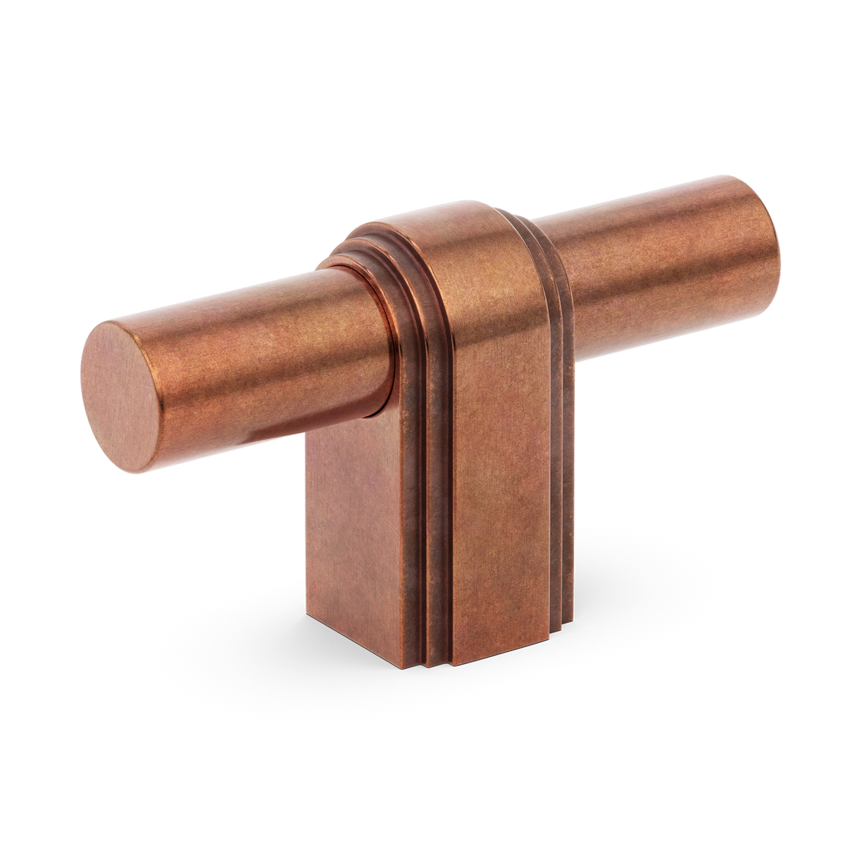 Armac Martin Gaumont T-bar handtag – Antik koppar