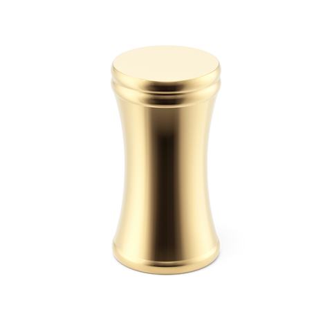 Grove Bamboo Thumb Knob — Armac Martin — Polerad mässing, olackad - PBUL