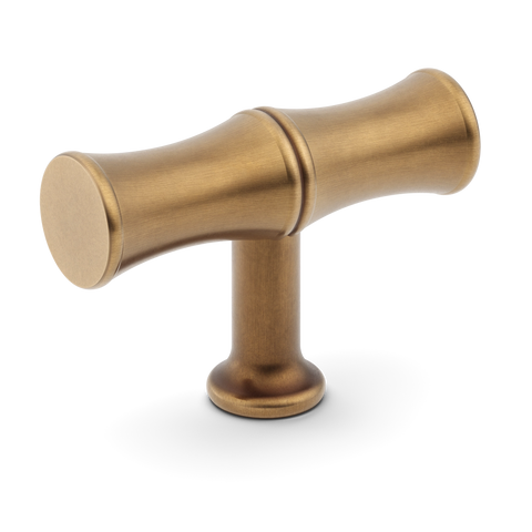 Grove Bamboo T-bar handtag — Armac Martin — Fin engelsk antik - FEA