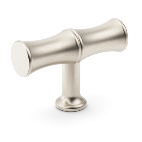 Grove Bamboo T-bar handtag — Armac Martin — Satin nickel - SNP