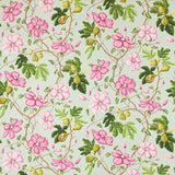 Manuel Canovas Tyg Castellane Rose Aqua