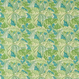 Morris and Co Tyg Acanthus — Outdoor Performance Nettle Sky Blue