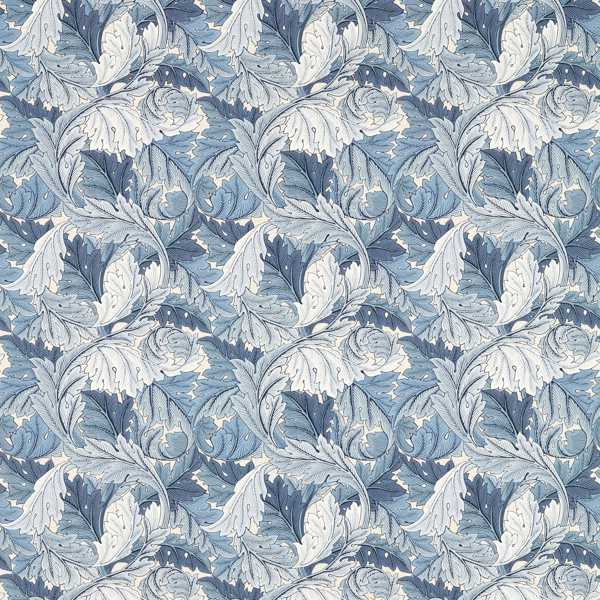 Morris and Co Tyg Acanthus — Outdoor Performance Indigo