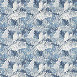 Morris and Co Tyg Acanthus — Outdoor Performance Indigo