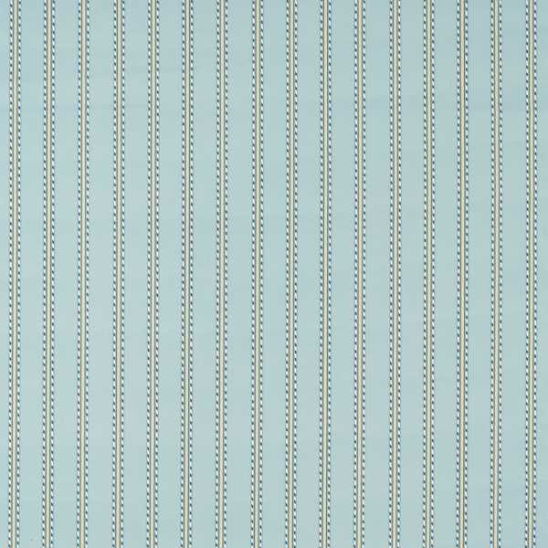 Morris and Co Tyg Holland Park Stripe Mineral Blue