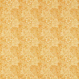 Morris and Co Tyg Marigold — Cornubia Fabrics Cream Orange