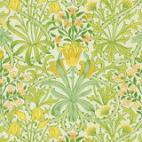 Morris and Co Tapet Woodland Weeds Sap Green