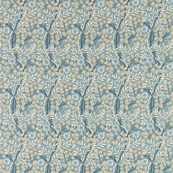 Morris and Co Tyg Sweet Briar Mineral Linen