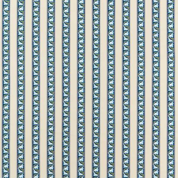 Red Car Stripe Tyg — Morris & Co