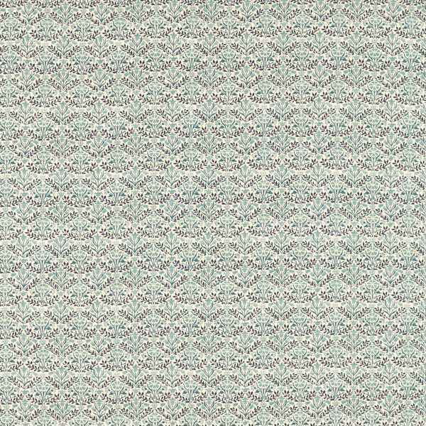 Morris and Co Tyg Bellflowers Indigo Seagreen