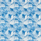Morris and Co Tyg Acanthus — Simply Morris Fabrics Woad