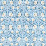 Morris and Co Tyg Pimpernel — Simply Morris Fabrics Woad