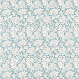 Morris and Co Tyg Chrysanthemum Toile Slate