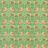 Morris and Co Tyg Pimpernel — Bedford Park Fabrics Shamrock Watermelon