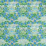 Morris and Co Tyg Campanula Peacock Opal