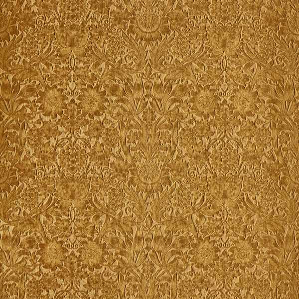 Sunflower Caffoy Velvet Tyg — Morris & Co