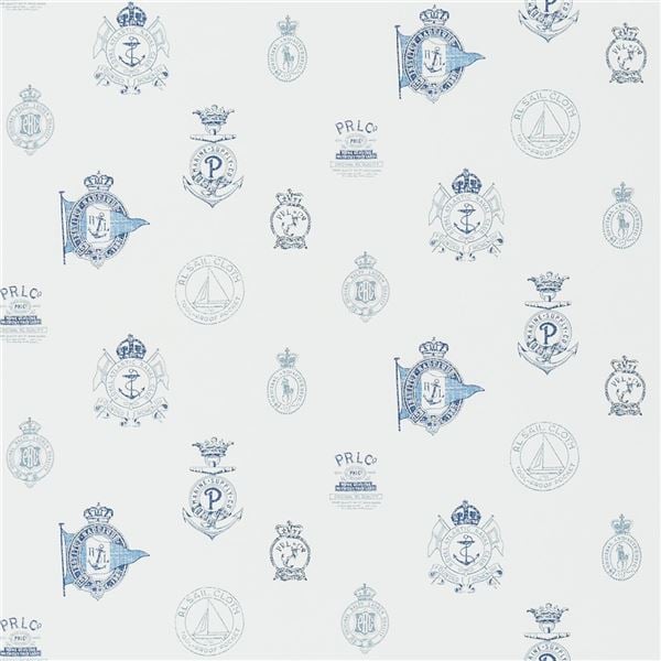Ralph Lauren Home Tapet Rowthorne Crest Navy