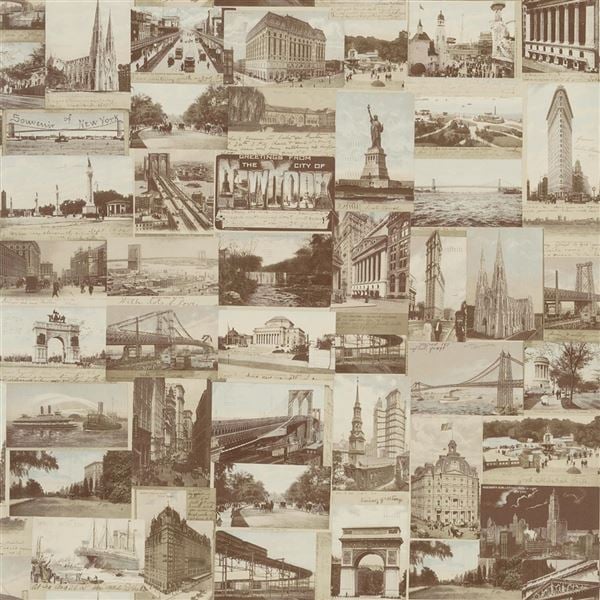New York Postcard Tapet — Ralph Lauren Home
