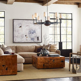 Teak Tac Toe Coffee Table - Carmel - undefined