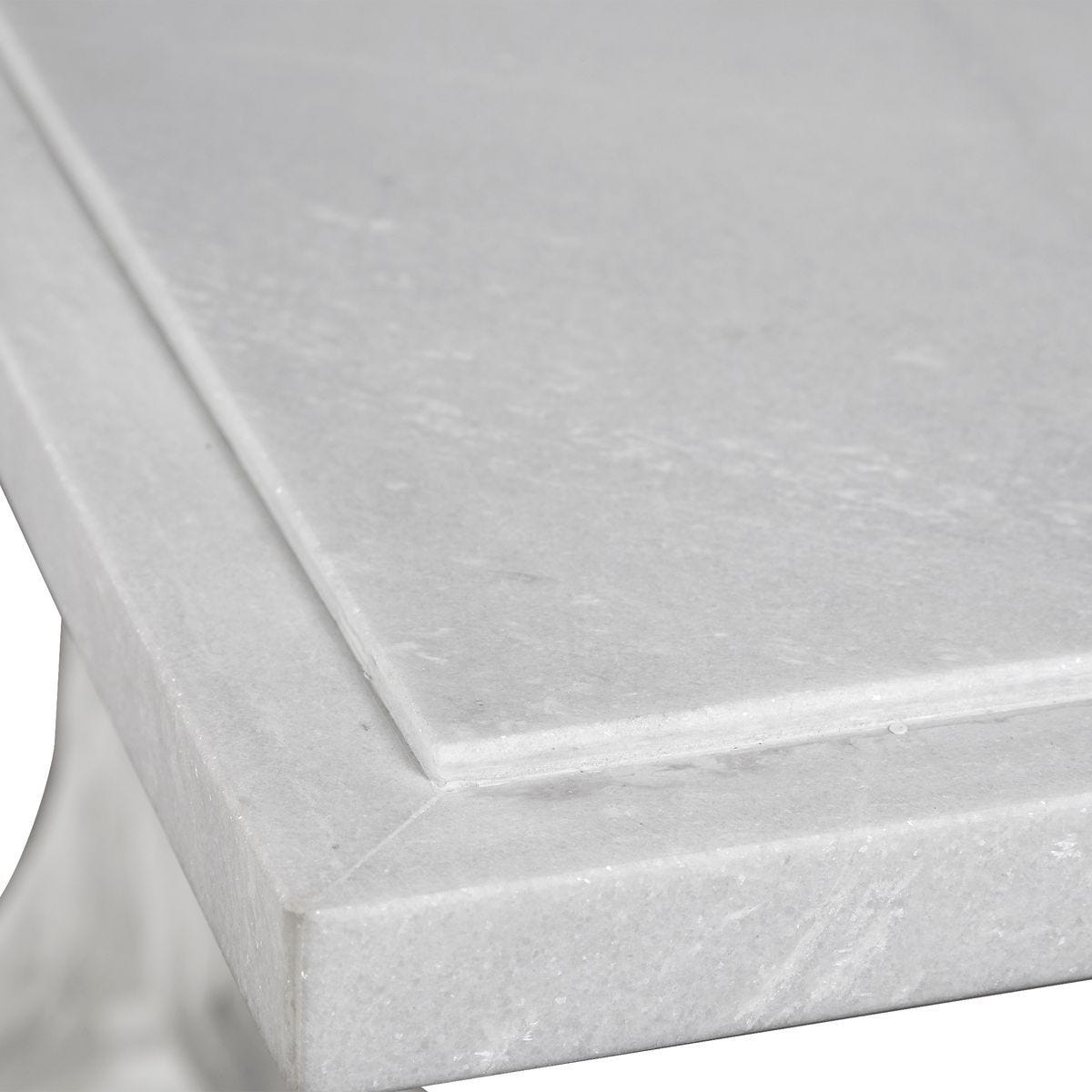 Big Sur Console Table - Matte White - undefined