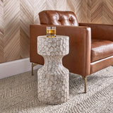 Whittled Accent Table - undefined