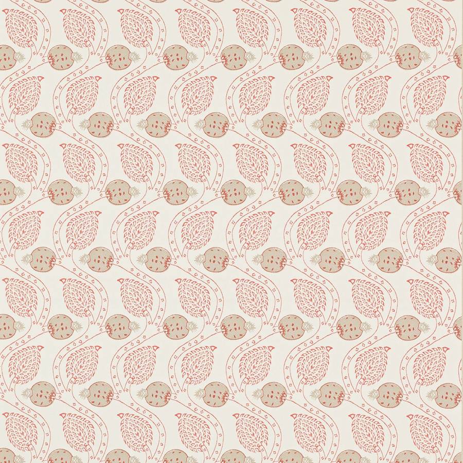 Colefax and Fowler Tapet Ashmead Tomato