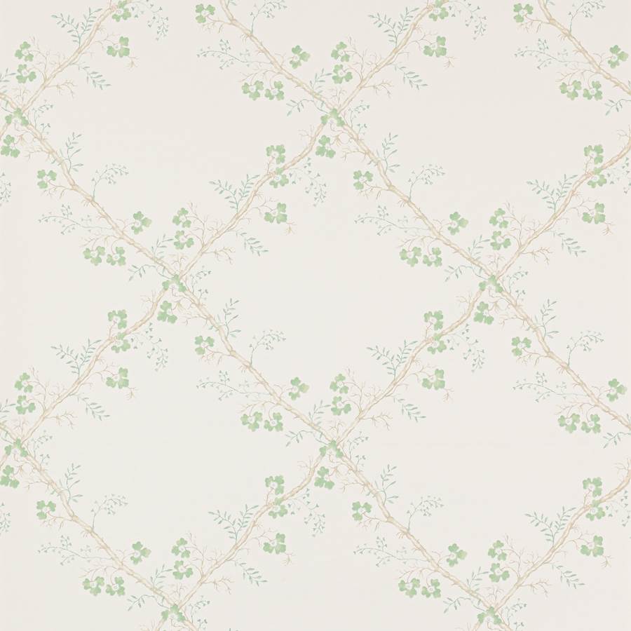 Trefoil Trellis Tapet — Colefax & Fowler