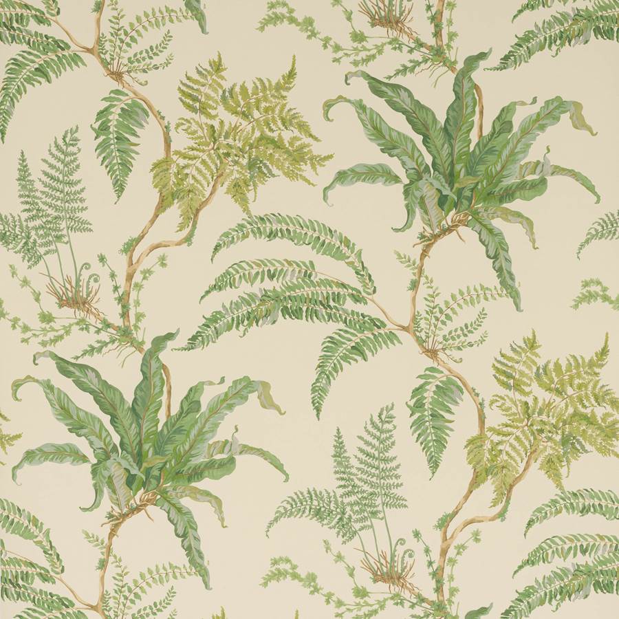 Colefax and Fowler Tapet Woodfern Green