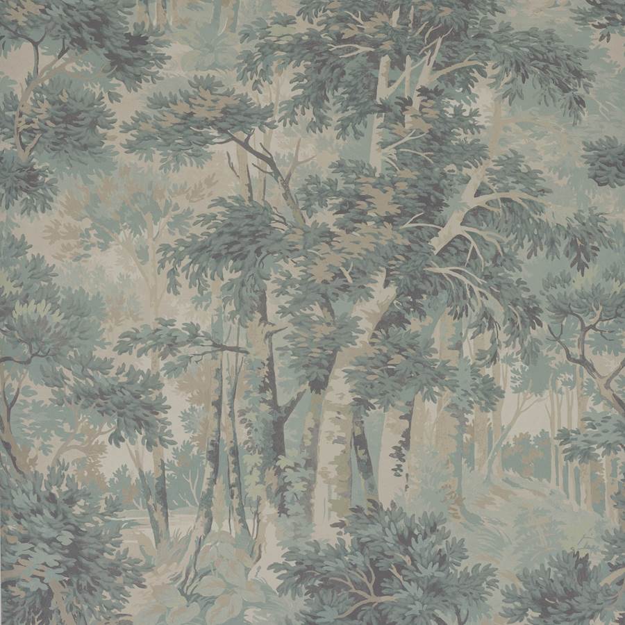Colefax and Fowler Tapet Arden Old Blue