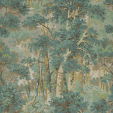 Colefax and Fowler Tapet Arden Forest Green