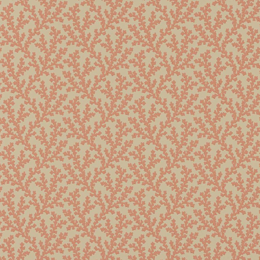 Colefax and Fowler Tapet Sea Coral Red