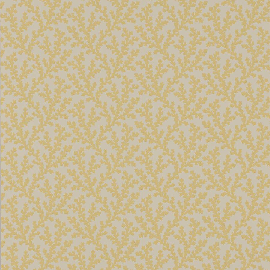 Colefax and Fowler Tapet Sea Coral Yellow