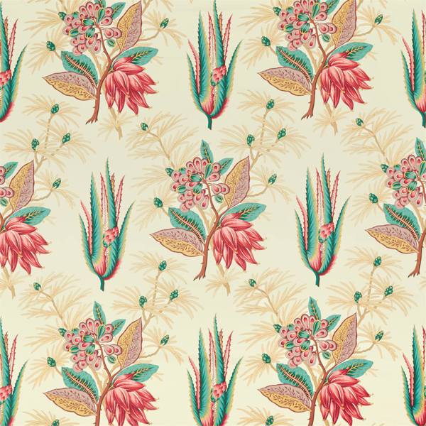 Zoffany Tyg Desert Flower II Crimson/Teal