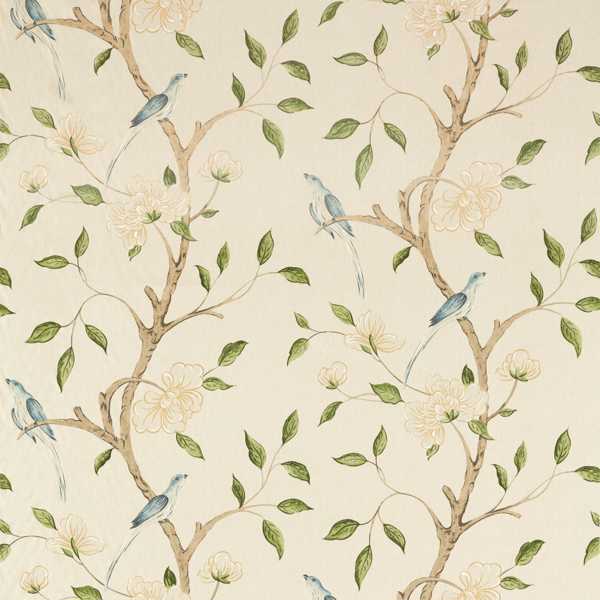Zoffany Tyg Eleonora Print Evergreen
