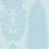 Zoffany Tapet Marsdens Palm Damask Blue Stone