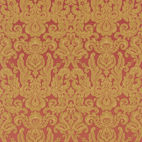 Zoffany Tyg Brocatello — Granducato Weave Red