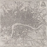 Zoffany Tapet London 1832 Silver