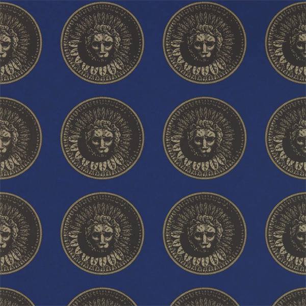 Zoffany Tapet Medallion Lazuli/Nickle