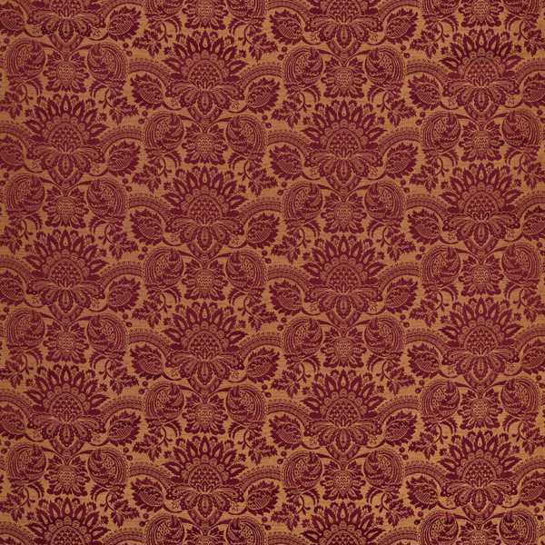 Zoffany Tyg Pomegranate Brocatelle Cochineal
