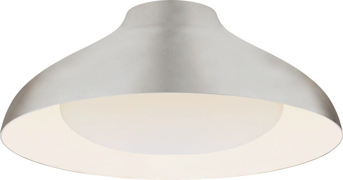 Agnes 18" Plafond Burnished Silver Leaf