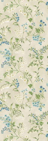 Osborne and Little Tapet Almora Indigo blue green