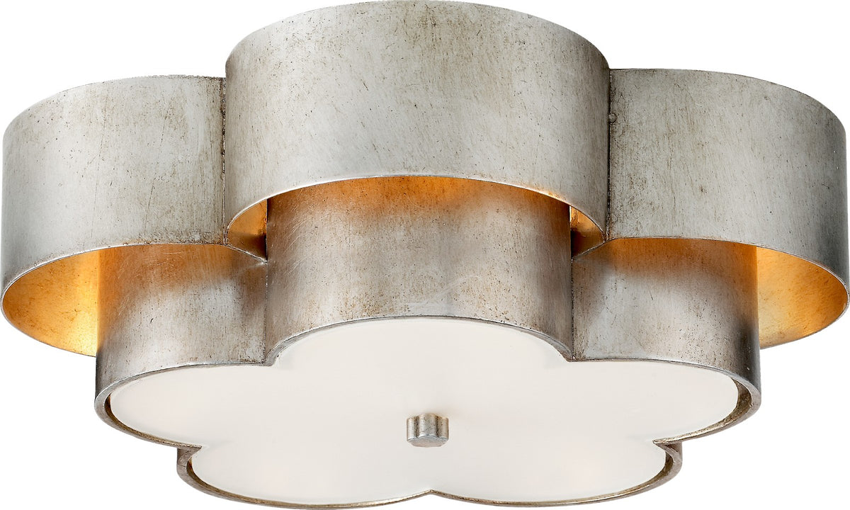 Arabelle Large Plafond Burnished Silver Leaf